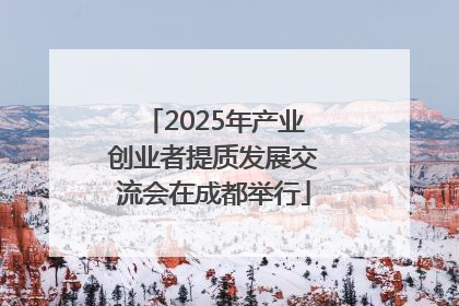 2025年产业创业者提质发展交流会在成都举行